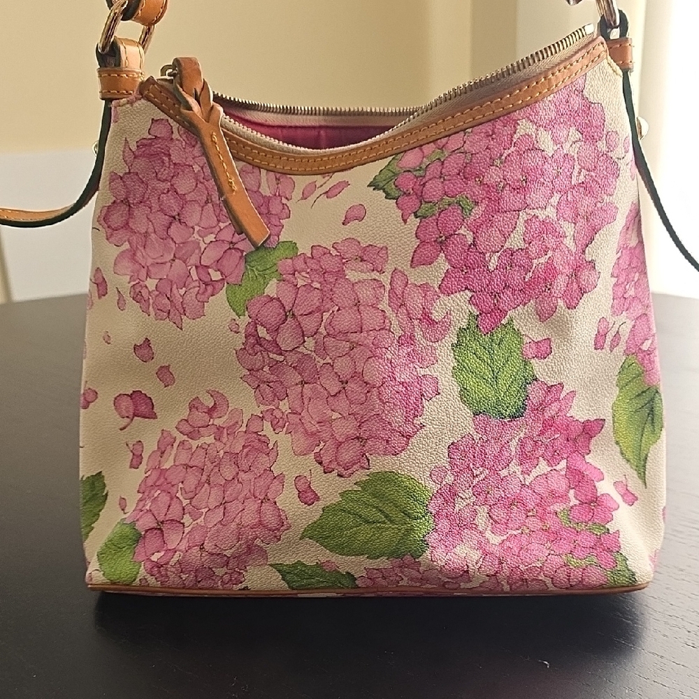 Dooney & Bourke Pink Floral Shoulder Bag - Picture 4 of 7